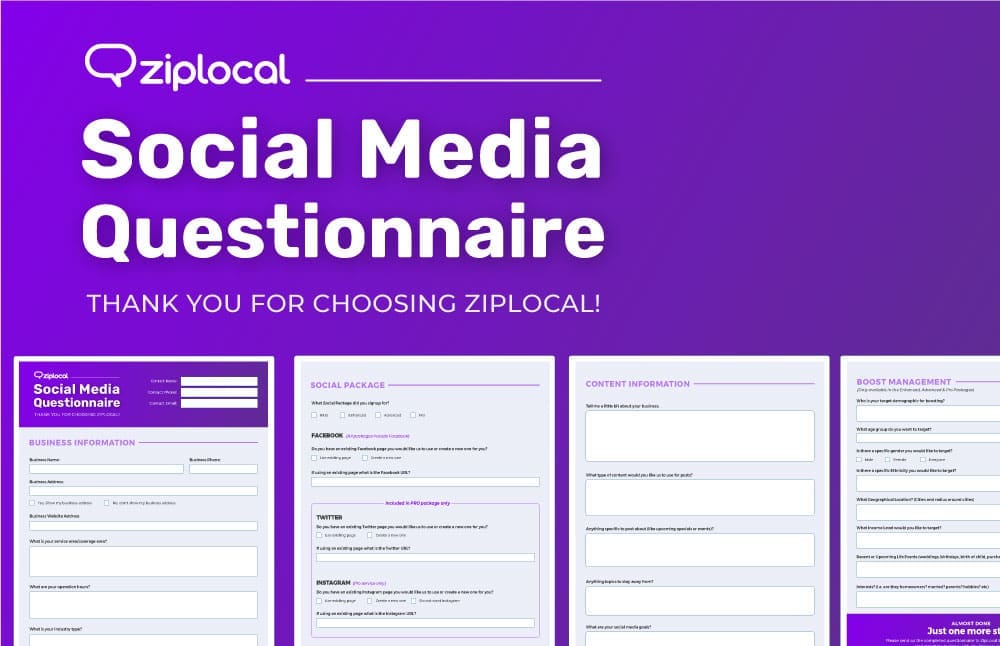 Social Media questionnaire