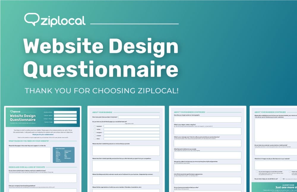 Website Design Questionnaire