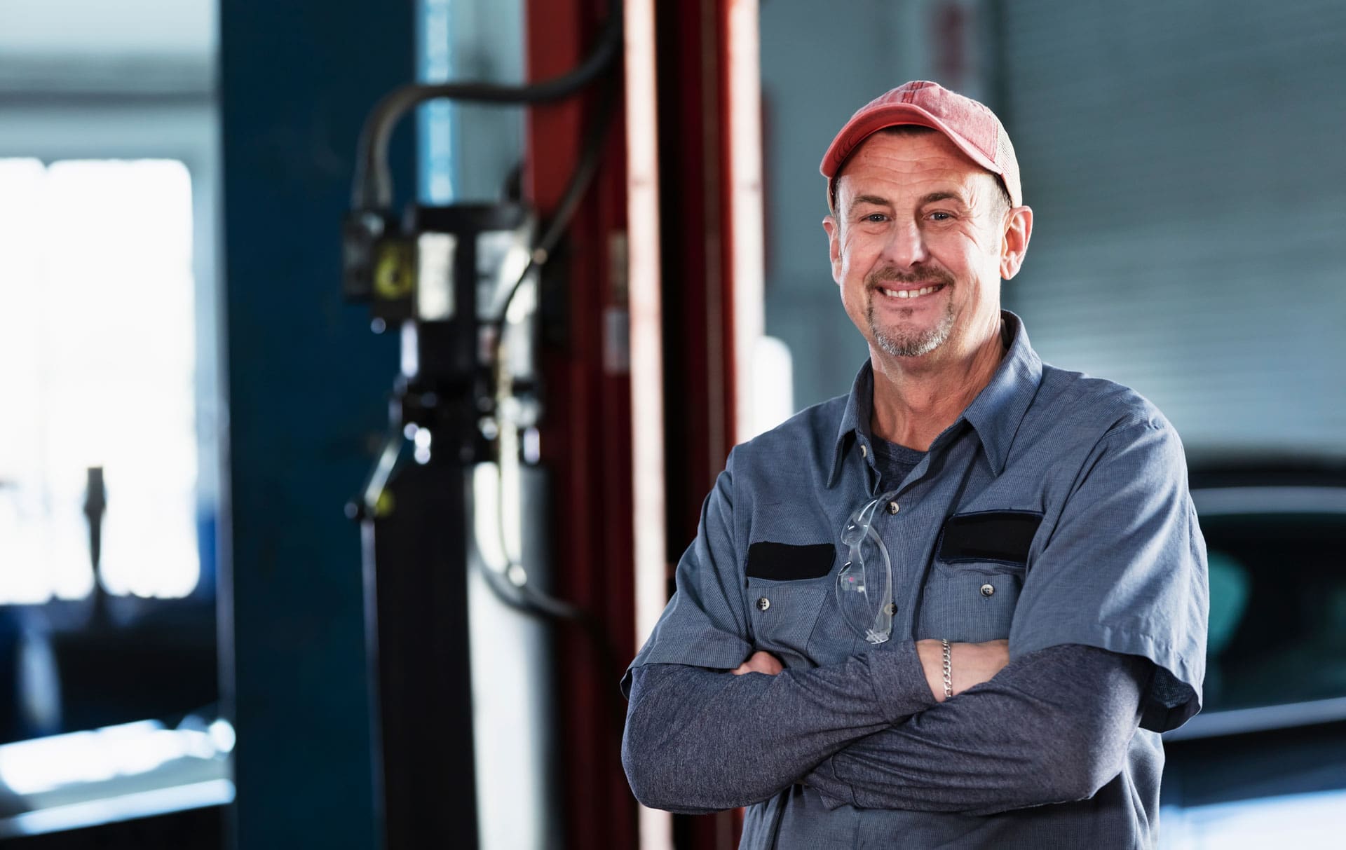 Auto-Body-Technician-background Auto Body Technician smiling