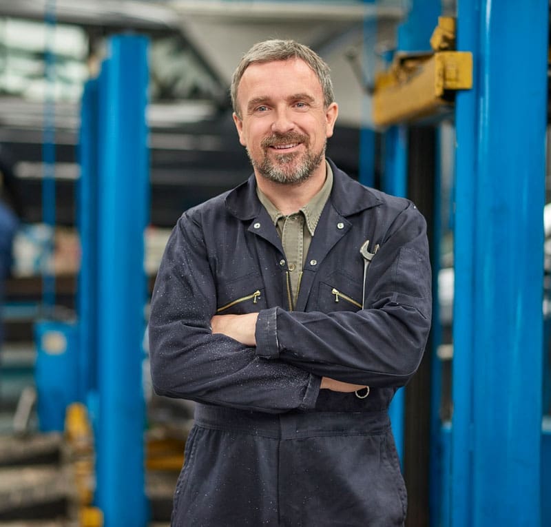 Automotive Mechanic smiling